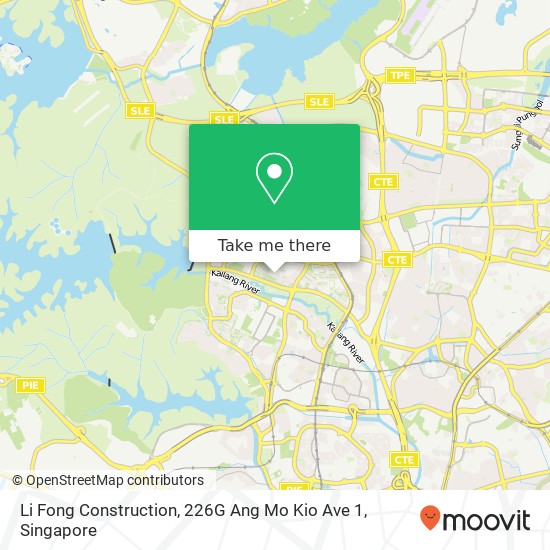 Li Fong Construction, 226G Ang Mo Kio Ave 1 map