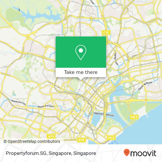 Propertyforum.SG, Singapore地图