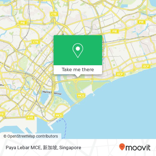 Paya Lebar MCE, 新加坡 map