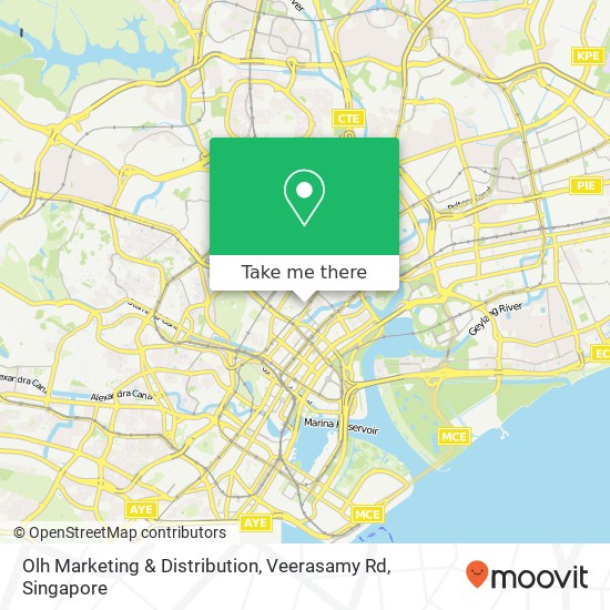 Olh Marketing & Distribution, Veerasamy Rd地图