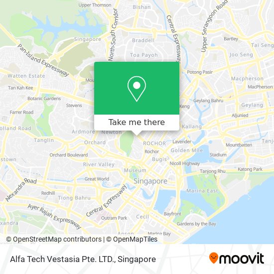 Alfa Tech Vestasia Pte. LTD. map