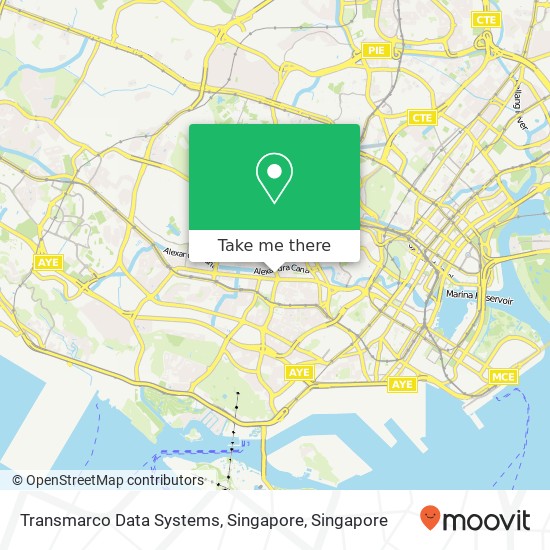 Transmarco Data Systems, Singapore map