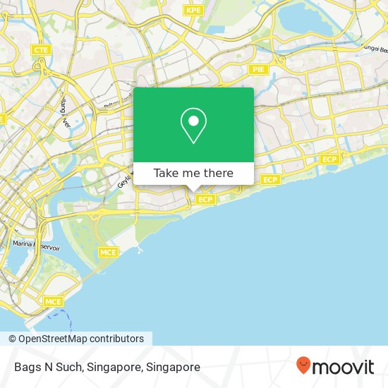 Bags N Such, Singapore map