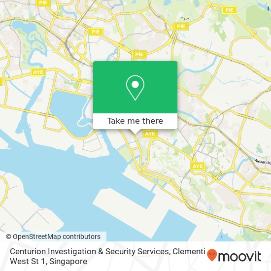 Centurion Investigation & Security Services, Clementi West St 1地图