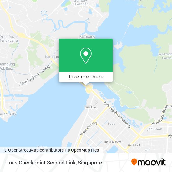 Tuas Checkpoint Second Link地图