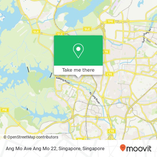 Ang Mo Ave Ang Mo 22, Singapore map