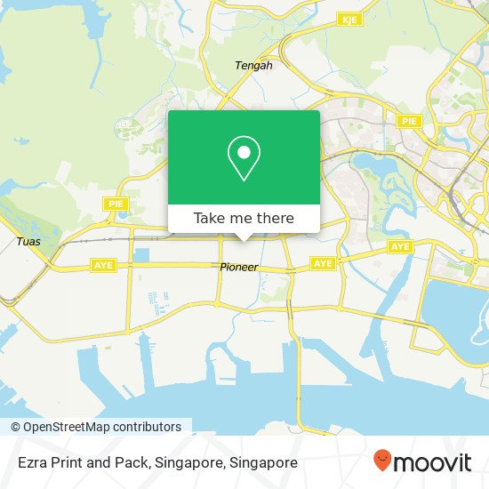 Ezra Print and Pack, Singapore map