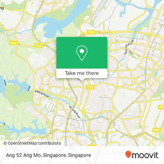 Ang 52 Ang Mo, Singapore map