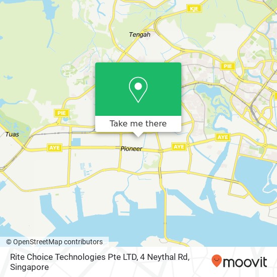 Rite Choice Technologies Pte LTD, 4 Neythal Rd map