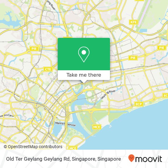 Old Ter Geylang Geylang Rd, Singapore map