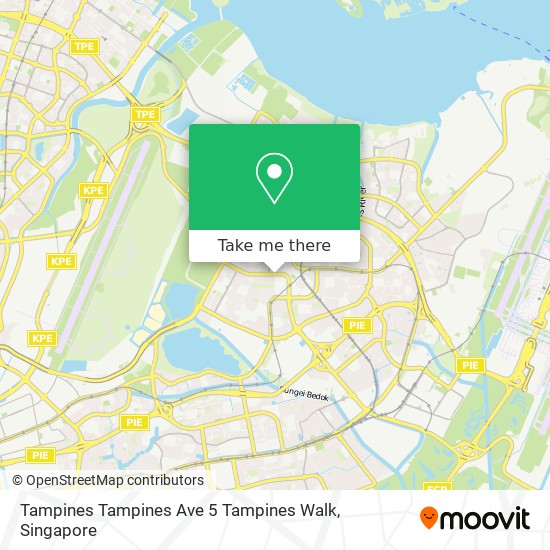 Tampines Tampines Ave 5 Tampines Walk map