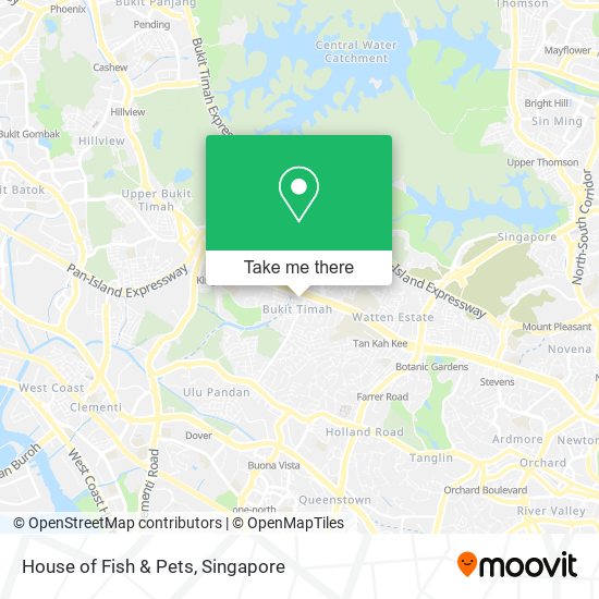 House of Fish & Pets map