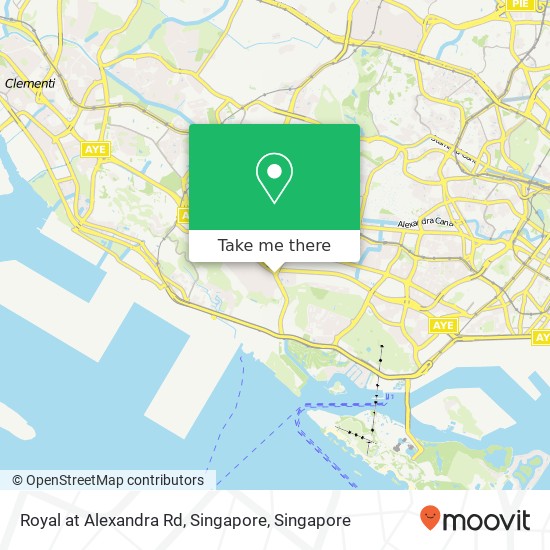 Royal at Alexandra Rd, Singapore map