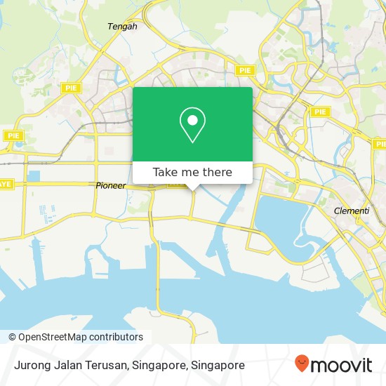 Jurong Jalan Terusan, Singapore map