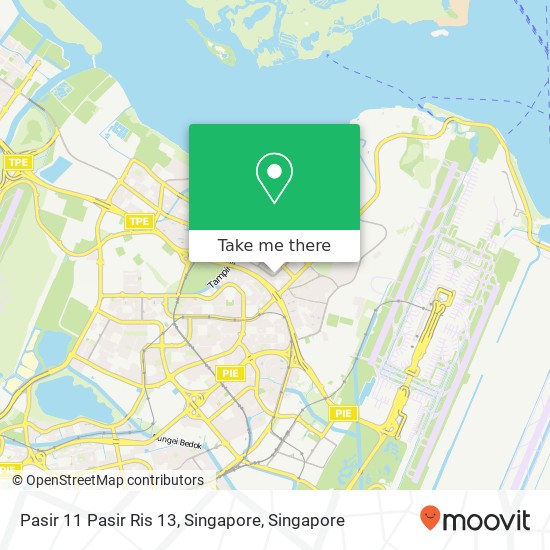 Pasir 11 Pasir Ris 13, Singapore map