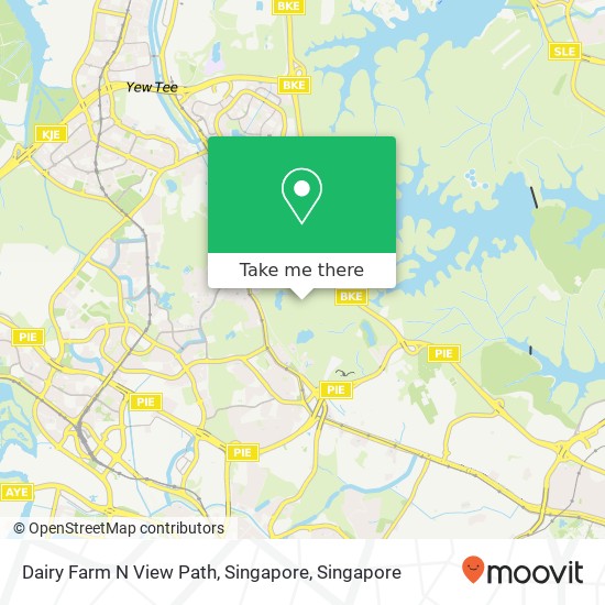 Dairy Farm N View Path, Singapore map