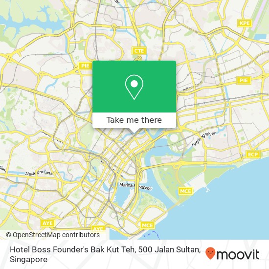 Hotel Boss Founder's Bak Kut Teh, 500 Jalan Sultan map