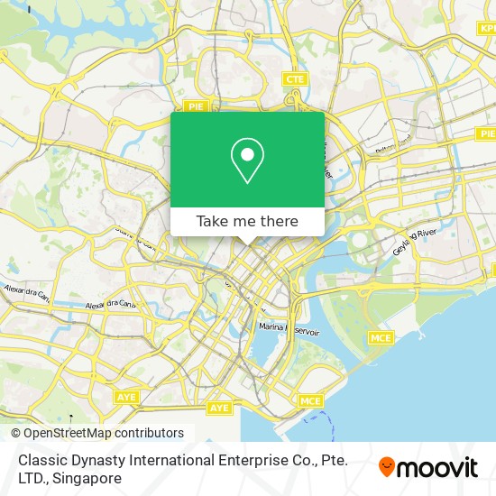 Classic Dynasty International Enterprise Co., Pte. LTD. map