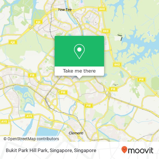 Bukit Park Hill Park, Singapore地图