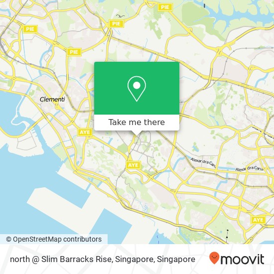 north @ Slim Barracks Rise, Singapore map