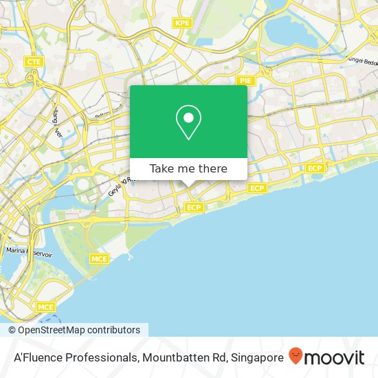 A'Fluence Professionals, Mountbatten Rd map