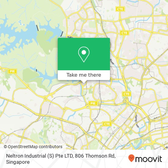 Neltron Industrial (S) Pte LTD, 806 Thomson Rd地图