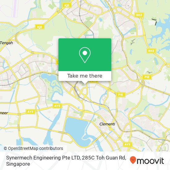 Synermech Engineering Pte LTD, 285C Toh Guan Rd地图