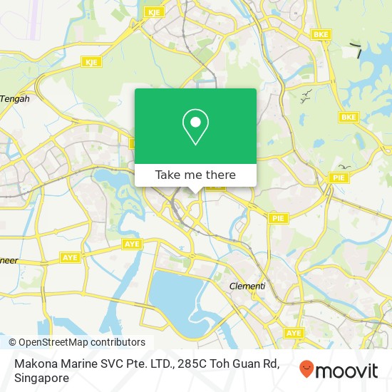 Makona Marine SVC Pte. LTD., 285C Toh Guan Rd地图