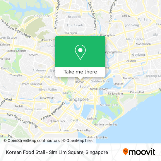 Korean Food Stall - Sim Lim Square map