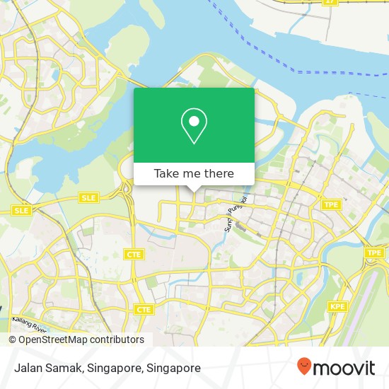 Jalan Samak, Singapore map
