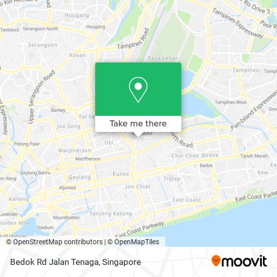Bedok Rd Jalan Tenaga地图