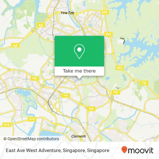 East Ave West Adventure, Singapore map