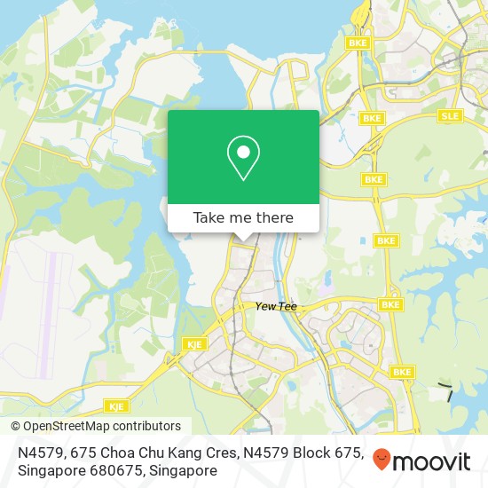 N4579, 675 Choa Chu Kang Cres, N4579 Block 675, Singapore 680675 map