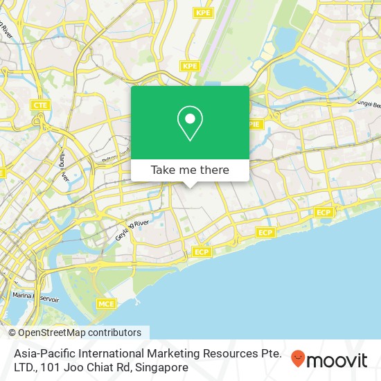 Asia-Pacific International Marketing Resources Pte. LTD., 101 Joo Chiat Rd map