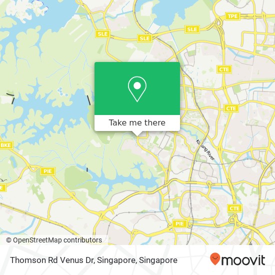 Thomson Rd Venus Dr, Singapore地图