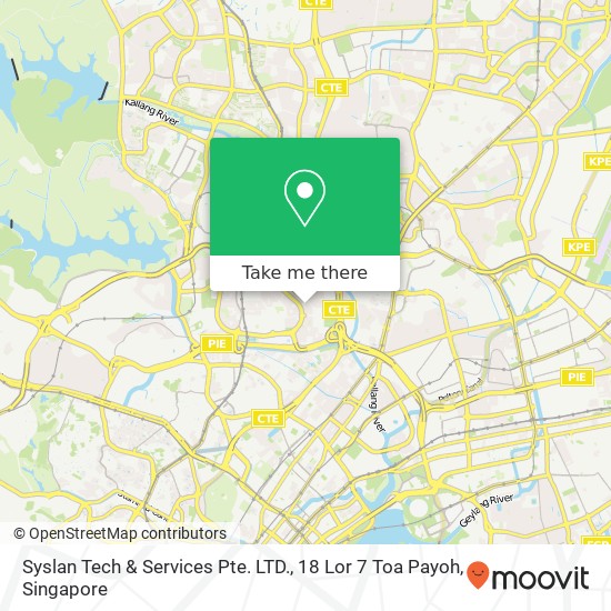 Syslan Tech & Services Pte. LTD., 18 Lor 7 Toa Payoh map