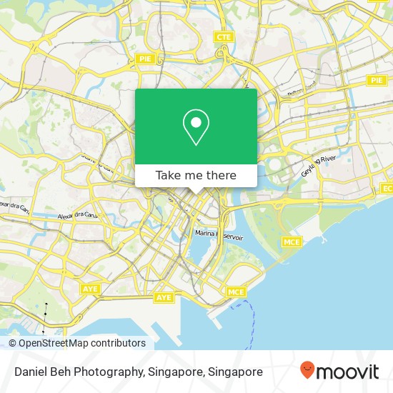 Daniel Beh Photography, Singapore map