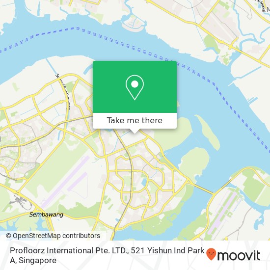 Profloorz International Pte. LTD., 521 Yishun Ind Park A map