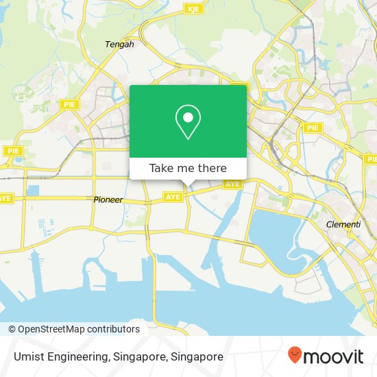 Umist Engineering, Singapore map