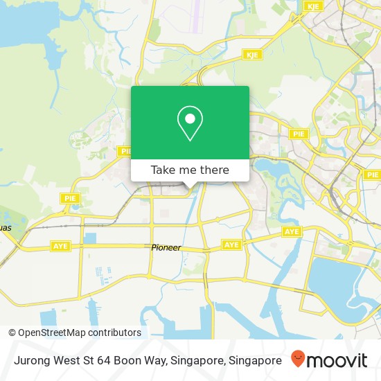 Jurong West St 64 Boon Way, Singapore map