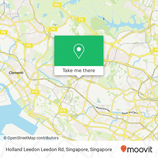 Holland Leedon Leedon Rd, Singapore map