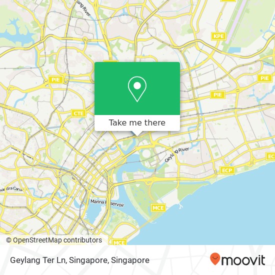 Geylang Ter Ln, Singapore map