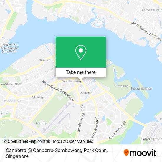 Canberra @ Canberra-Sembawang Park Conn map