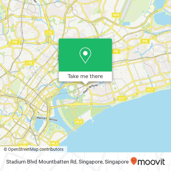 Stadium Blvd Mountbatten Rd, Singapore map