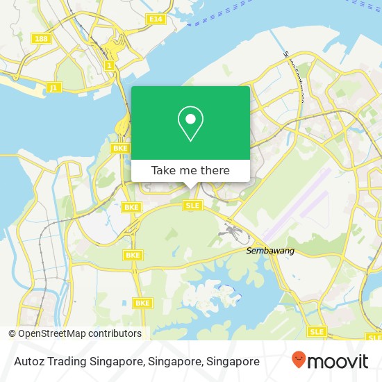 Autoz Trading Singapore, Singapore地图