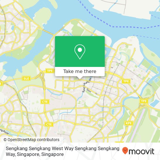 Sengkang Sengkang West Way Sengkang Sengkang Way, Singapore map