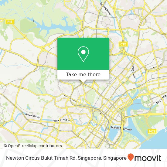 Newton Circus Bukit Timah Rd, Singapore map