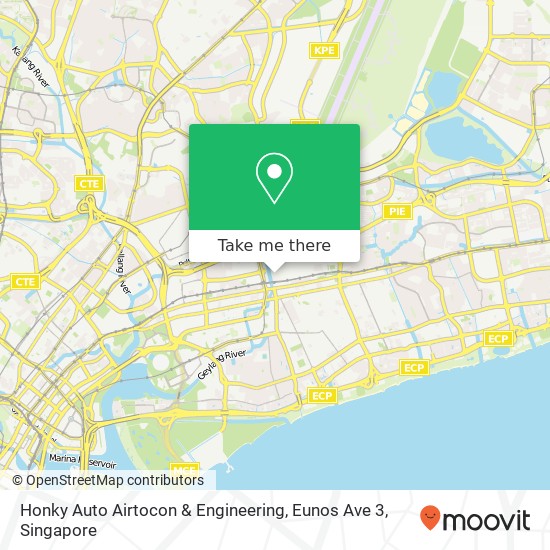 Honky Auto Airtocon & Engineering, Eunos Ave 3 map