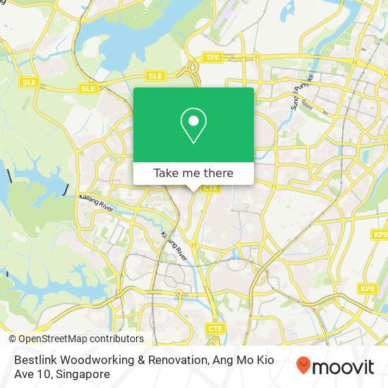 Bestlink Woodworking & Renovation, Ang Mo Kio Ave 10地图