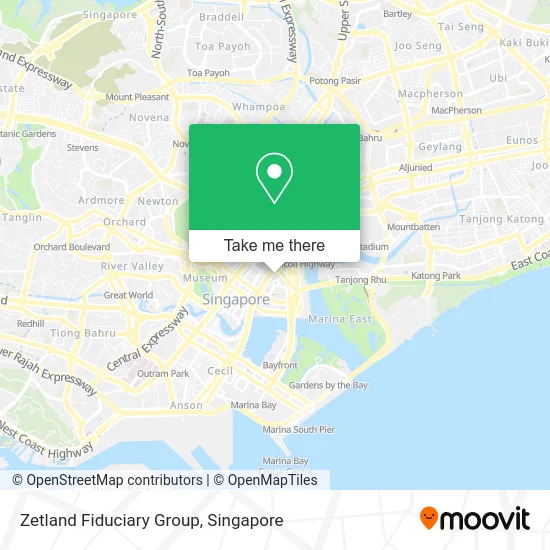 Zetland Fiduciary Group map